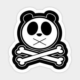 Panda Cross Bone Sticker